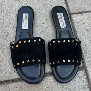 Jimmy Choo slippers size 8 (fit like 7.5)
